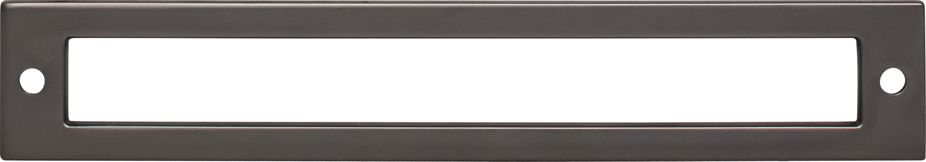 Top Knobs Hollin Series 6-5/16"(160mm) CC Backplate, Ash Gray