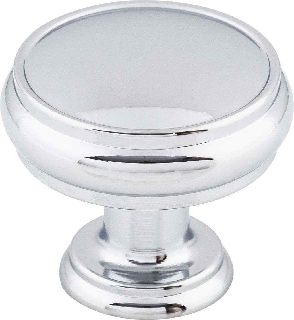 Top Knobs Eden Series 1-3/8"L Knob, Polished Chrome