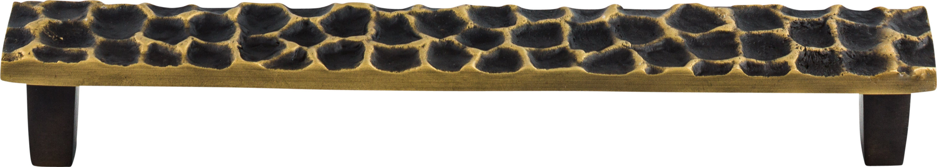 Top Knobs Cobblestone Series 7-9/16"(192mm) CC Pull, Brass Antique