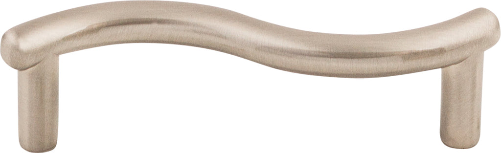 Top Knobs Spiral Series 3"(76mm) CC Pull, Brushed Satin Nickel