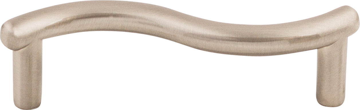 Top Knobs Spiral Series 3"(76mm) CC Pull, Brushed Satin Nickel