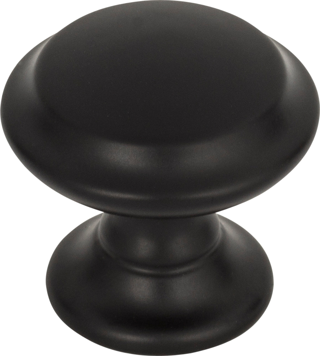 Top Knobs Barrow Series 1-1/4"L Knob, Flat Black