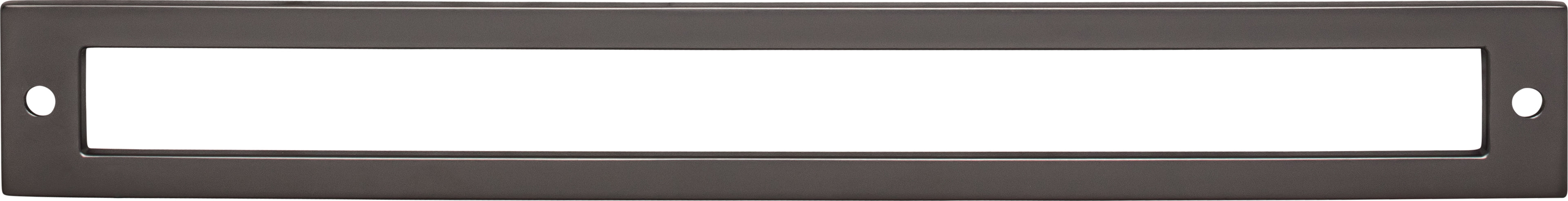 Top Knobs Hollin Series 8-13/16"(223mm) CC Backplate, Ash Gray