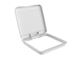 White Polymer Bi-Directional Lid for Rev-A-Shelf® 27 qt. Waste Containers