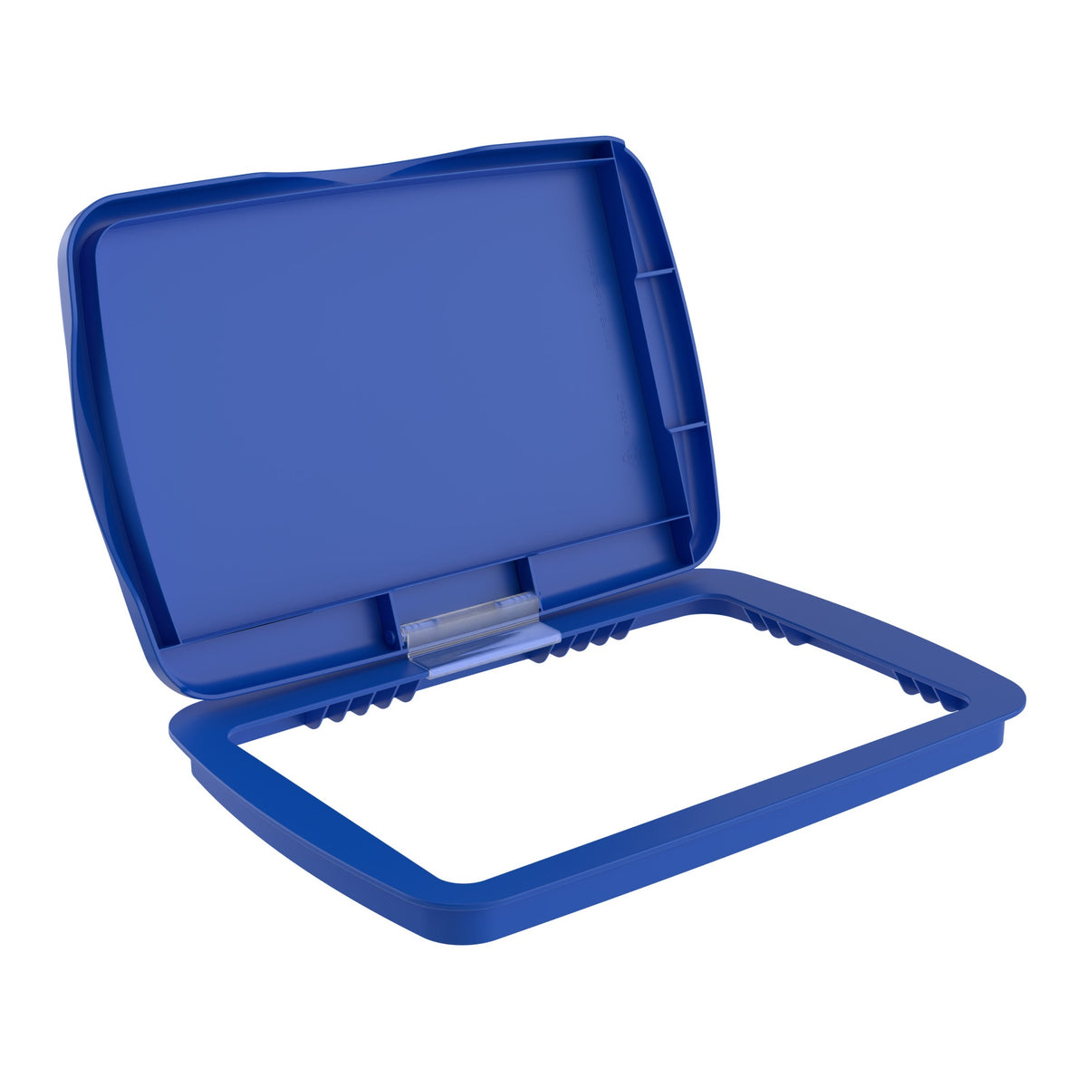 Blue Polymer Bi-Directional Lid for Rev-A-Shelf® 32 qt. Waste Containers