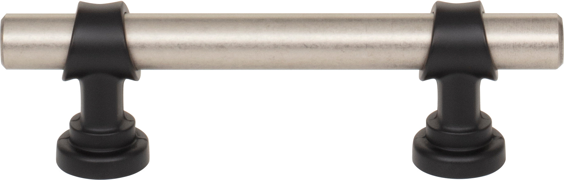 Top Knobs Bit Series 3"(76mm) CC Pull, Pewter Antique and Flat Black