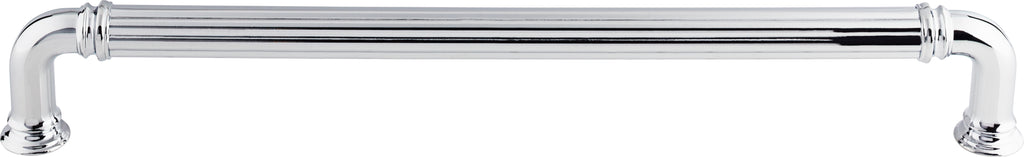 Top Knobs Reeded Series 18"(457mm) CC Appliance Pull, Polished Chrome
