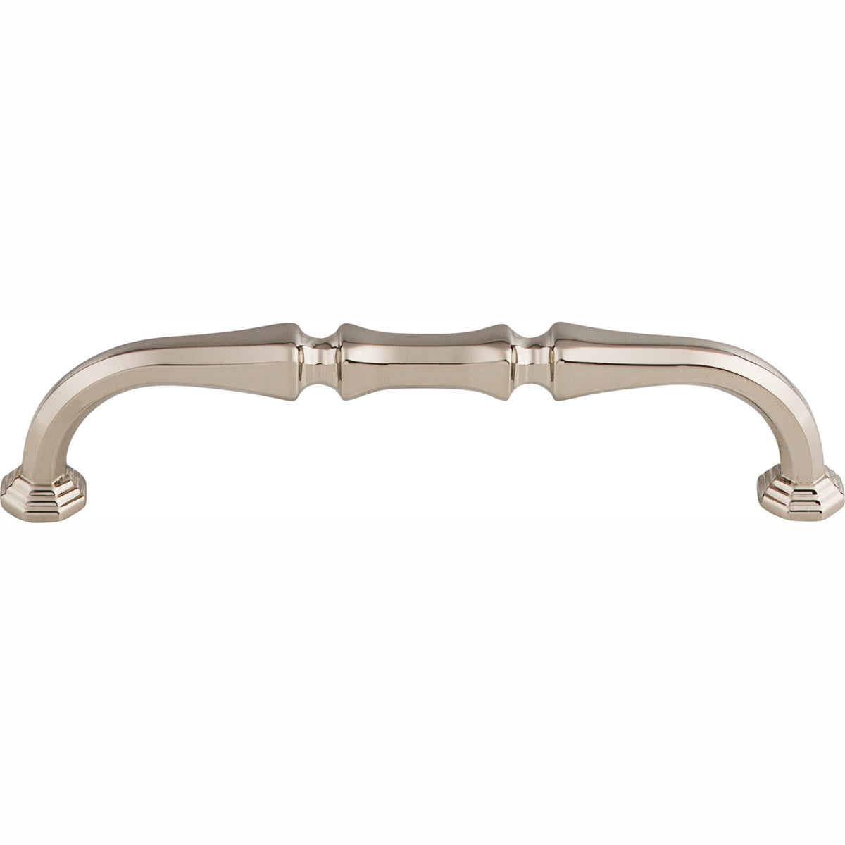 Top Knobs Chalet Series 5"(127mm) CC Pull, Polished Nickel