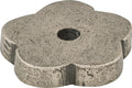 Top Knobs Aspen Flower Series 1"L Backplate, Silicon Bronze Light