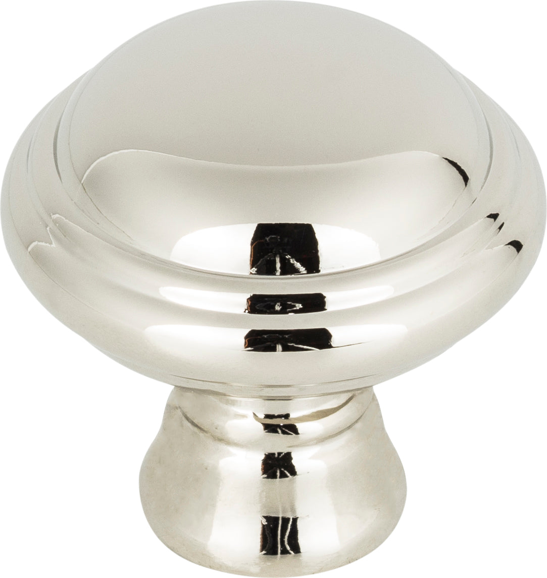 Top Knobs Henderson Series 1-1/4"L Knob, Polished Nickel
