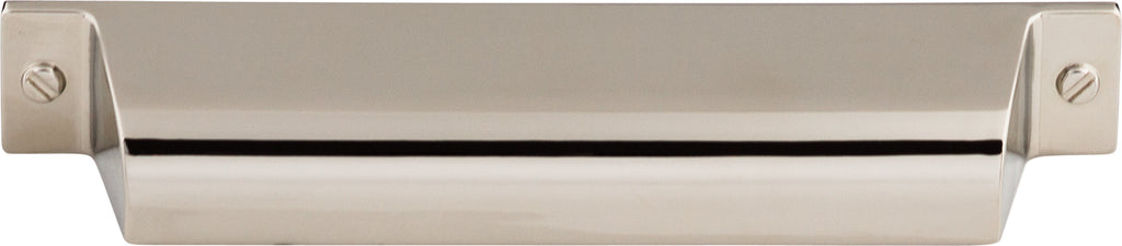Top Knobs Channing Series 5"(127mm) CC Cup Pull, Polished Nickel