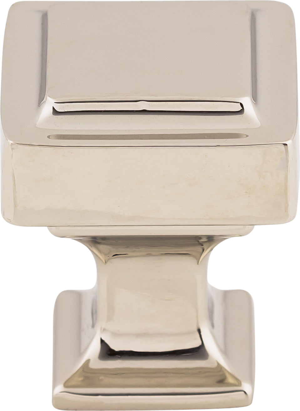 Top Knobs Ascendra Series 1"L Knob, Polished Nickel