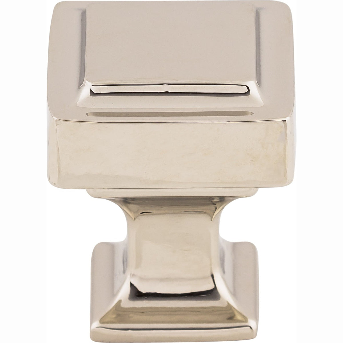 Top Knobs Ascendra Series 1"L Knob, Polished Nickel
