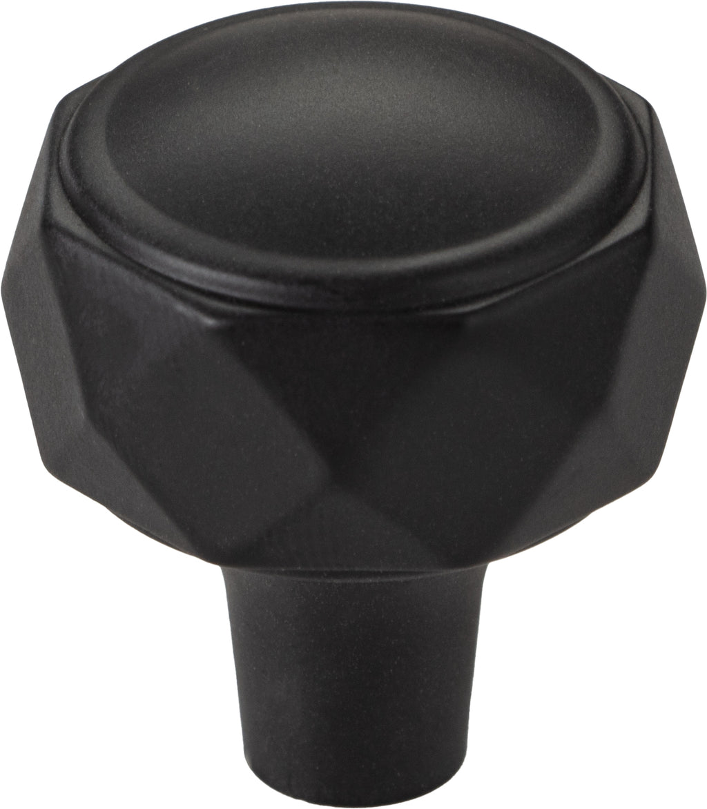 Top Knobs Kingsmill Series 1-3/8"L Knob, Flat Black