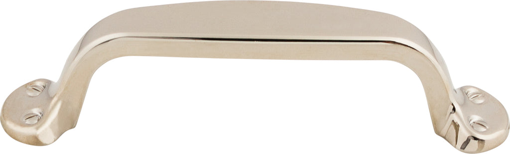 Top Knobs Trunk Series 3-3/4"(95mm) CC Pull, Polished Nickel