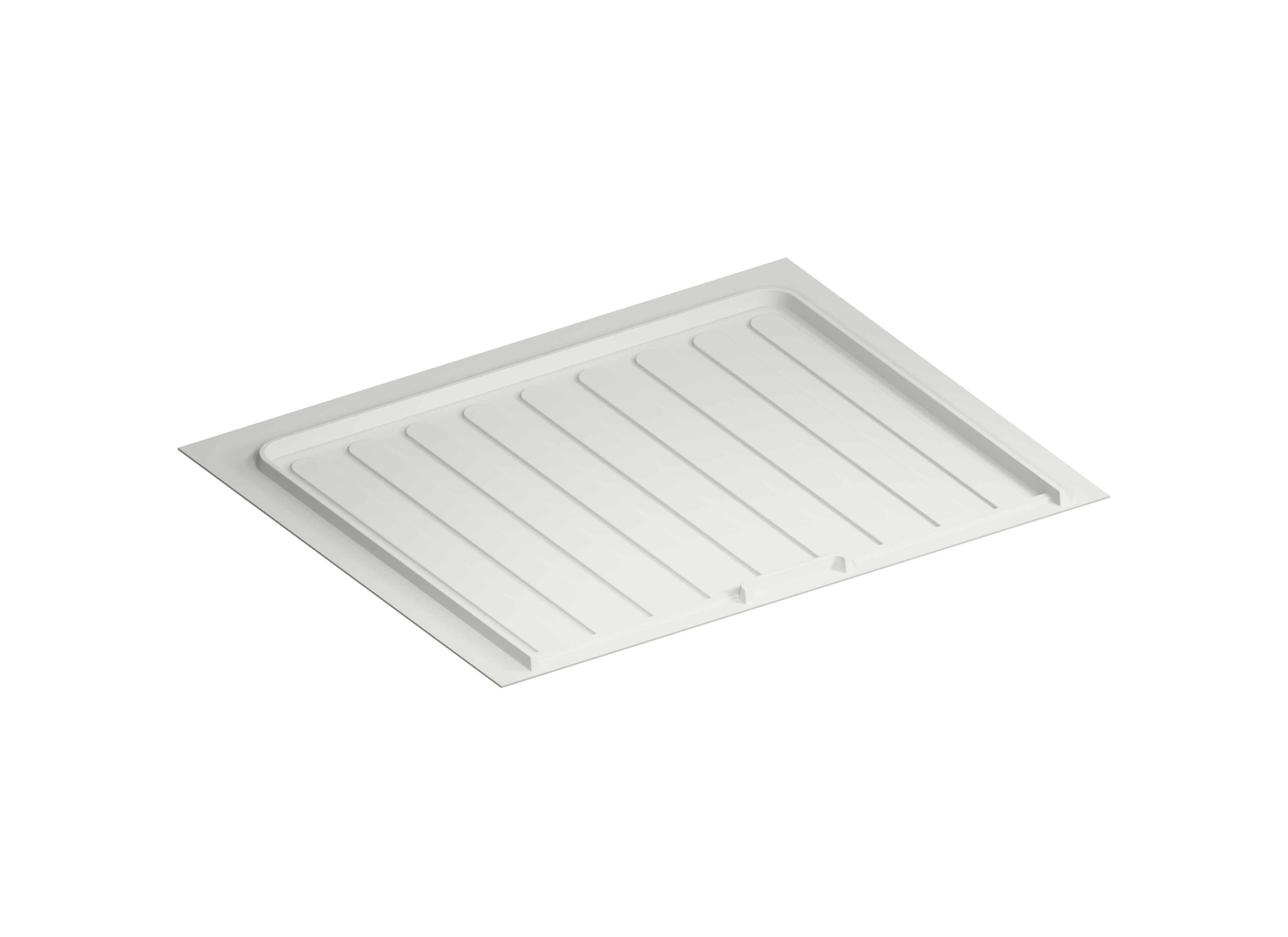 REV-A-SHELF SBDTF-2730-11-1 White Flexible Polymer Trim-to-Fit Drip Tray for 27" - 30" Sink Base Cabinets
