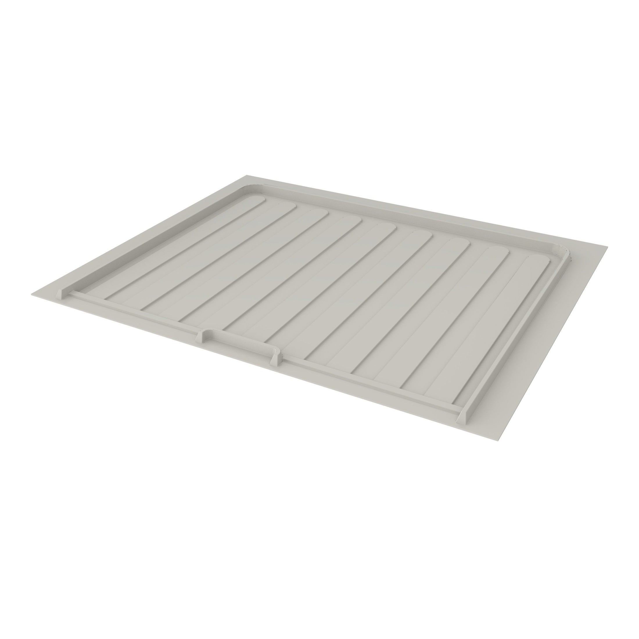 REV-A-SHELF SBDTF-2730-14-1 Gray Flexible Polymer Trim-to-Fit Drip Tray for 27" - 30" Sink Base Cabinets