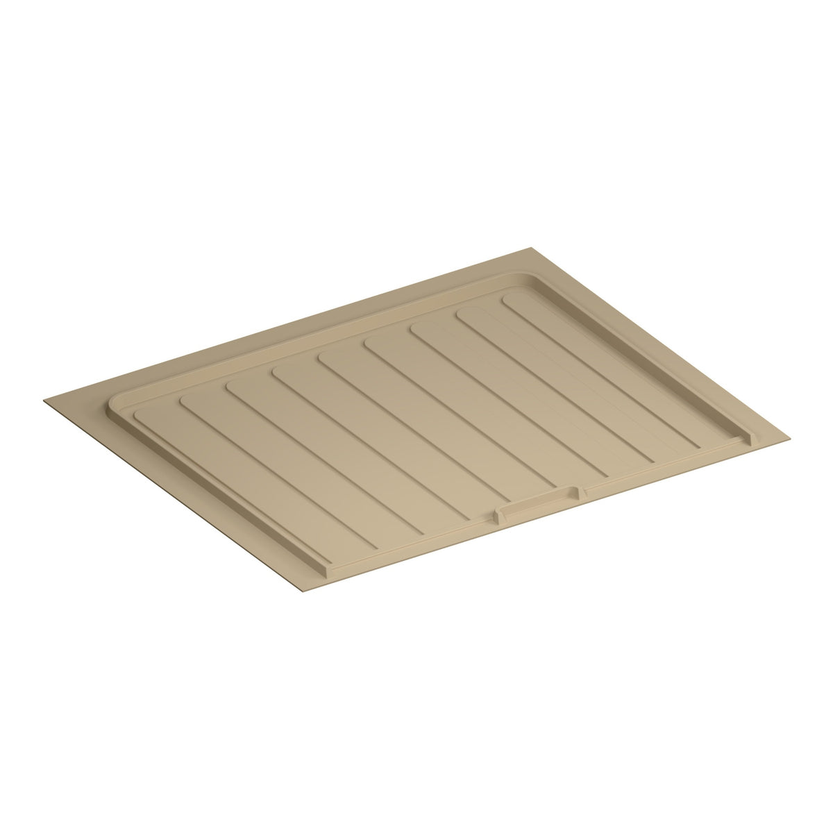 REV-A-SHELF SBDTF-2730-15-1 Almond Flexible Polymer Trim-to-Fit Drip Tray for 27" - 30" Sink Base Cabinets