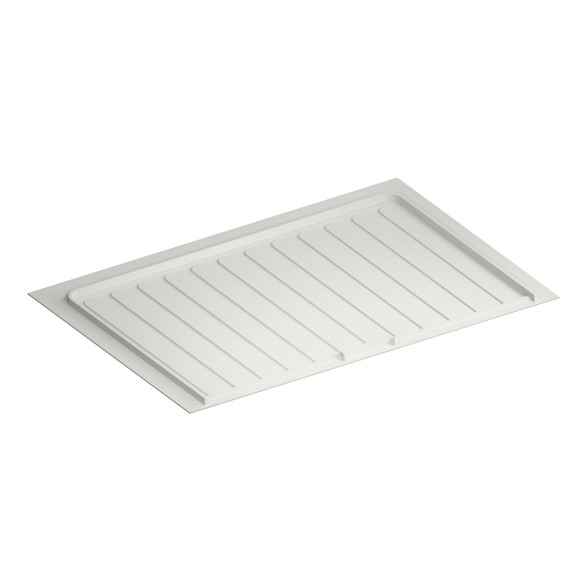 REV-A-SHELF SBDTF-3336-11-1 White Flexible Polymer Trim-to-Fit Drip Tray for 33" - 36" Sink Base Cabinets