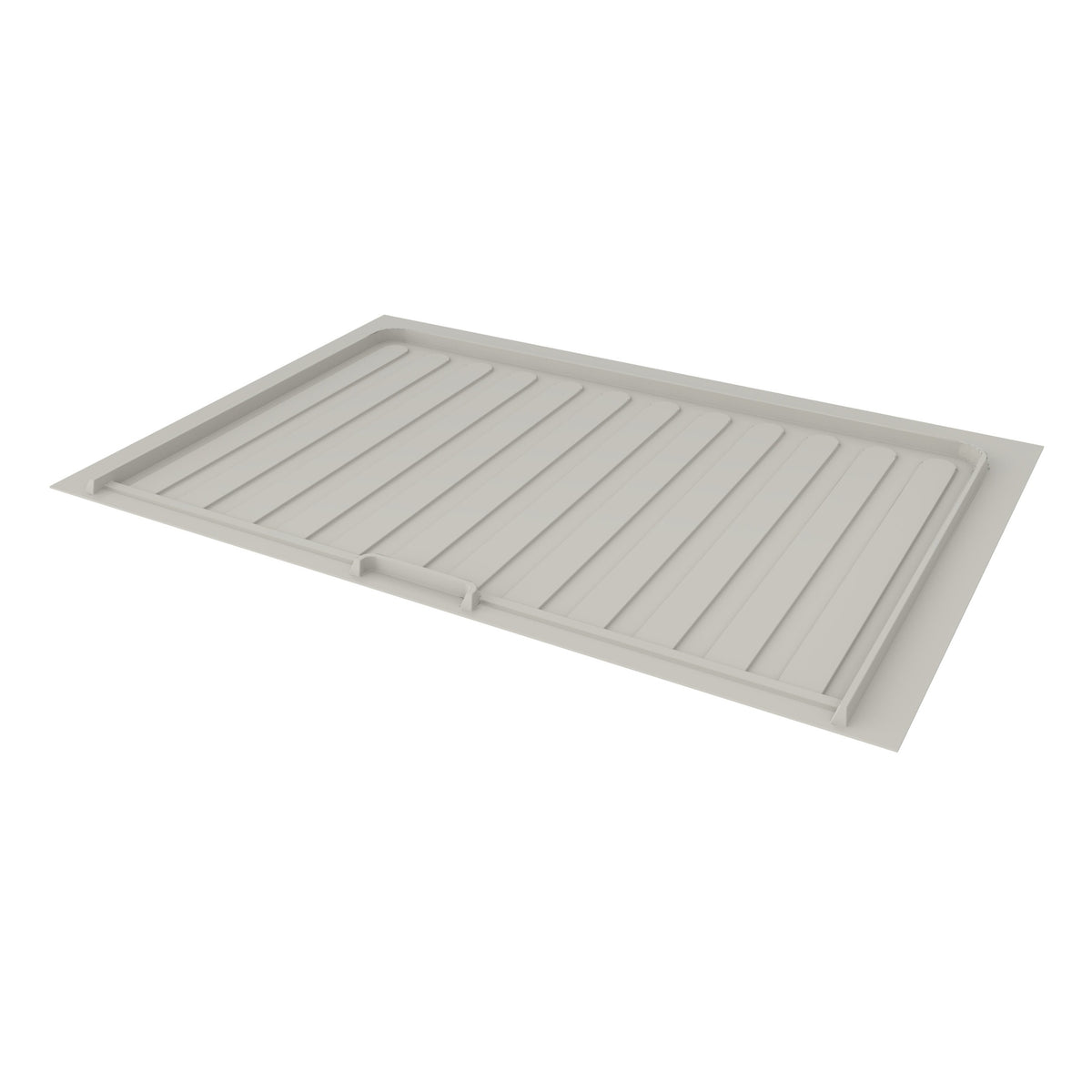 REV-A-SHELF SBDTF-3336-14-1 Gray Flexible Polymer Trim-to-Fit Drip Tray for 33" - 36" Sink Base Cabinets