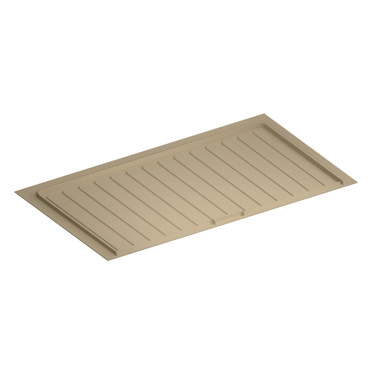 REV-A-SHELF SBDTF-3942-15-1 Almond Flexible Polymer Trim-to-Fit Drip Tray for 39" - 42" Sink Base Cabinets