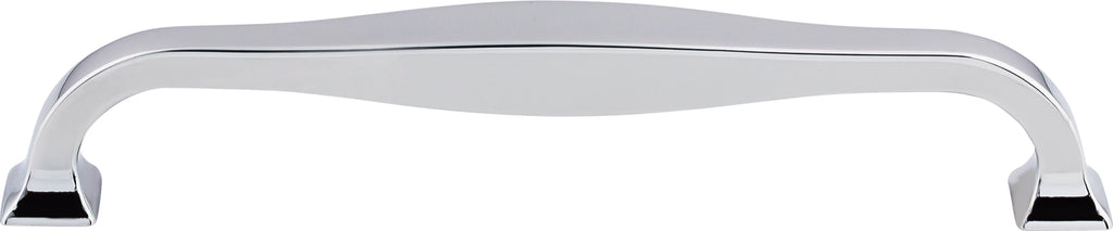 Top Knobs Contour Series 6-5/16"(160mm) CC Pull, Polished Chrome