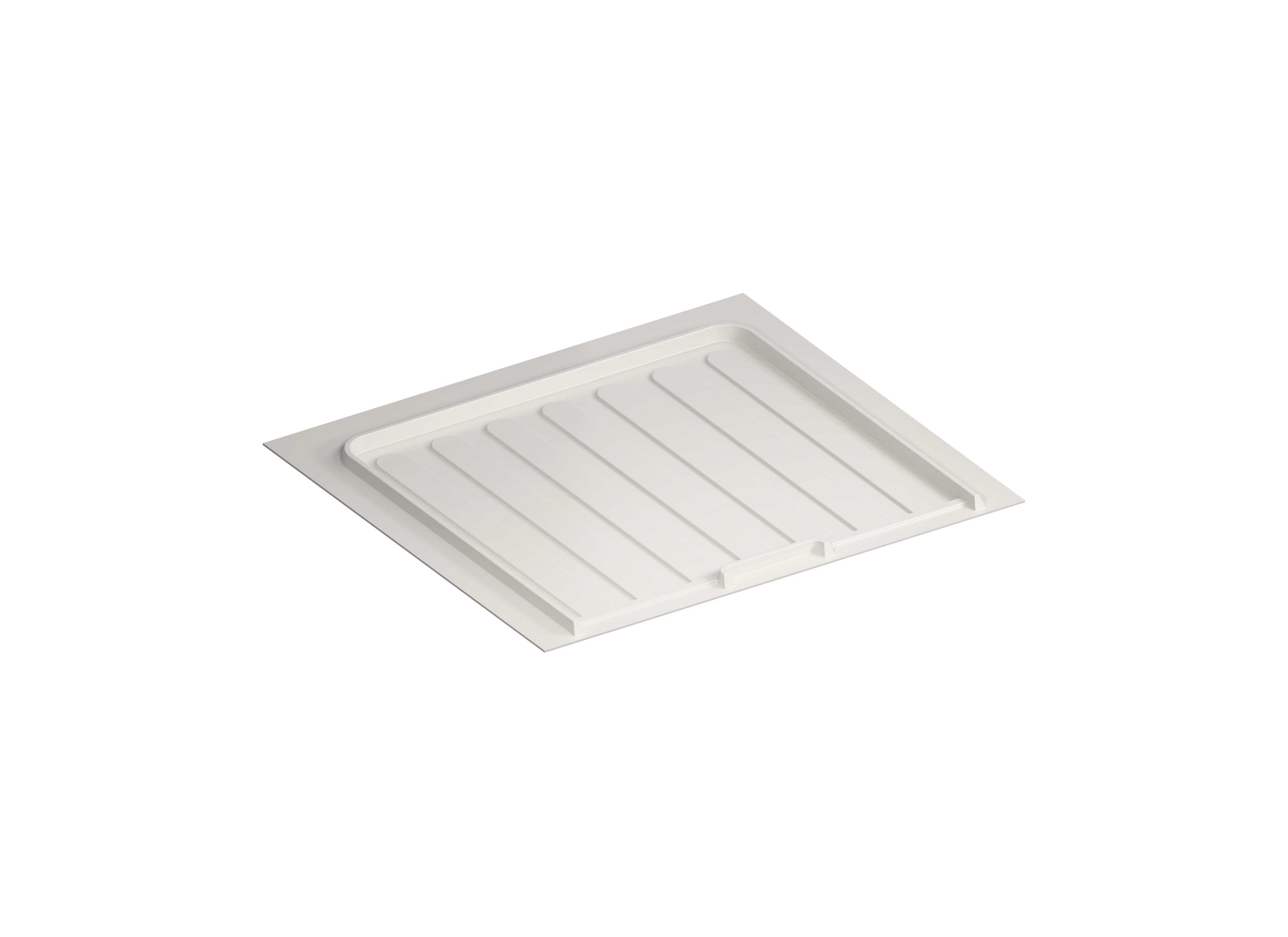 REV-A-SHELF SBVDT-2124-11-1 White Polymer Trim-to-Fit Drip Tray for 21" - 24" Vanity Sink Base Cabinets