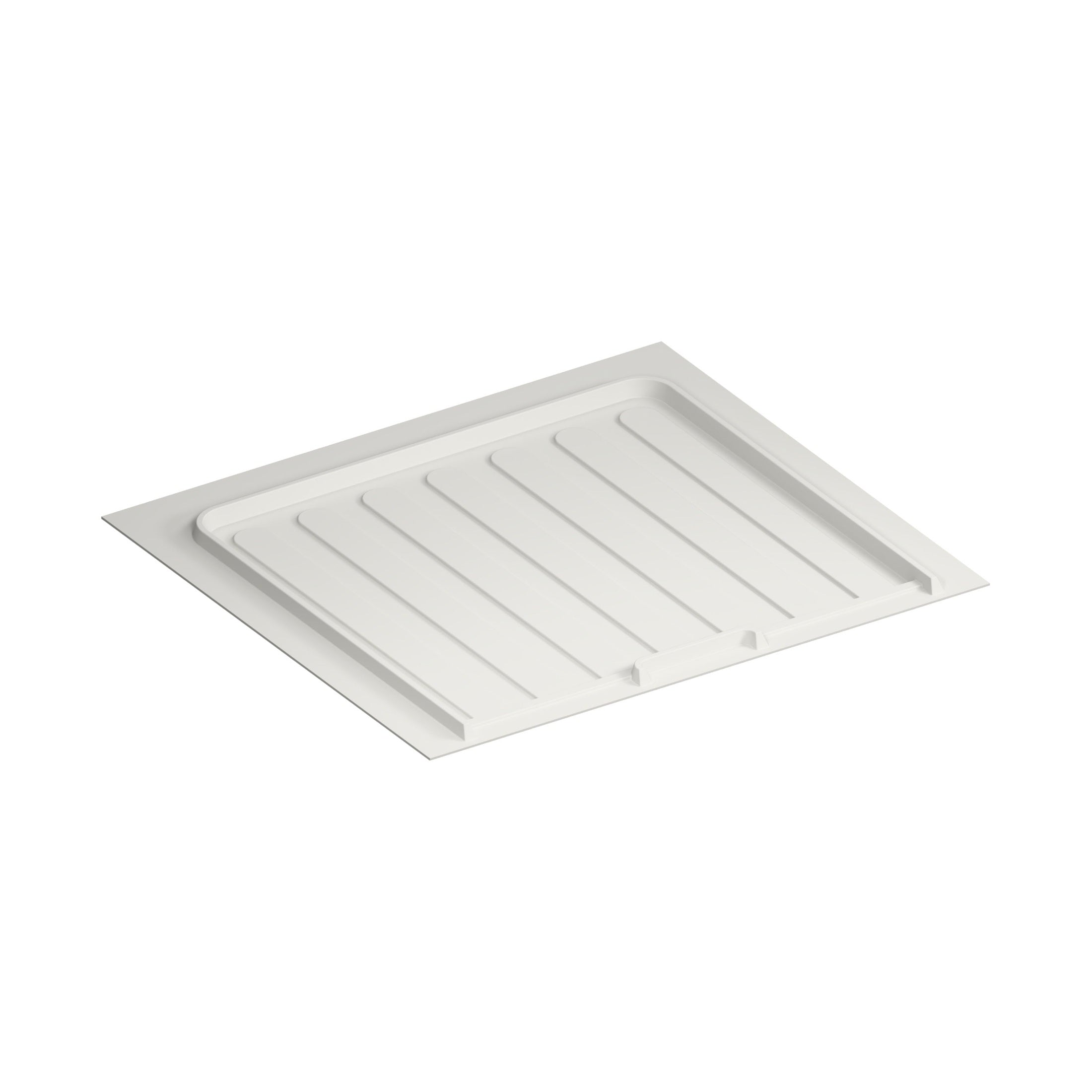 REV-A-SHELF SBVDTF-2124-11-1 White Flexible Polymer Trim-to-Fit Drip Tray for 21" - 24" Vanity Sink Base Cabinets
