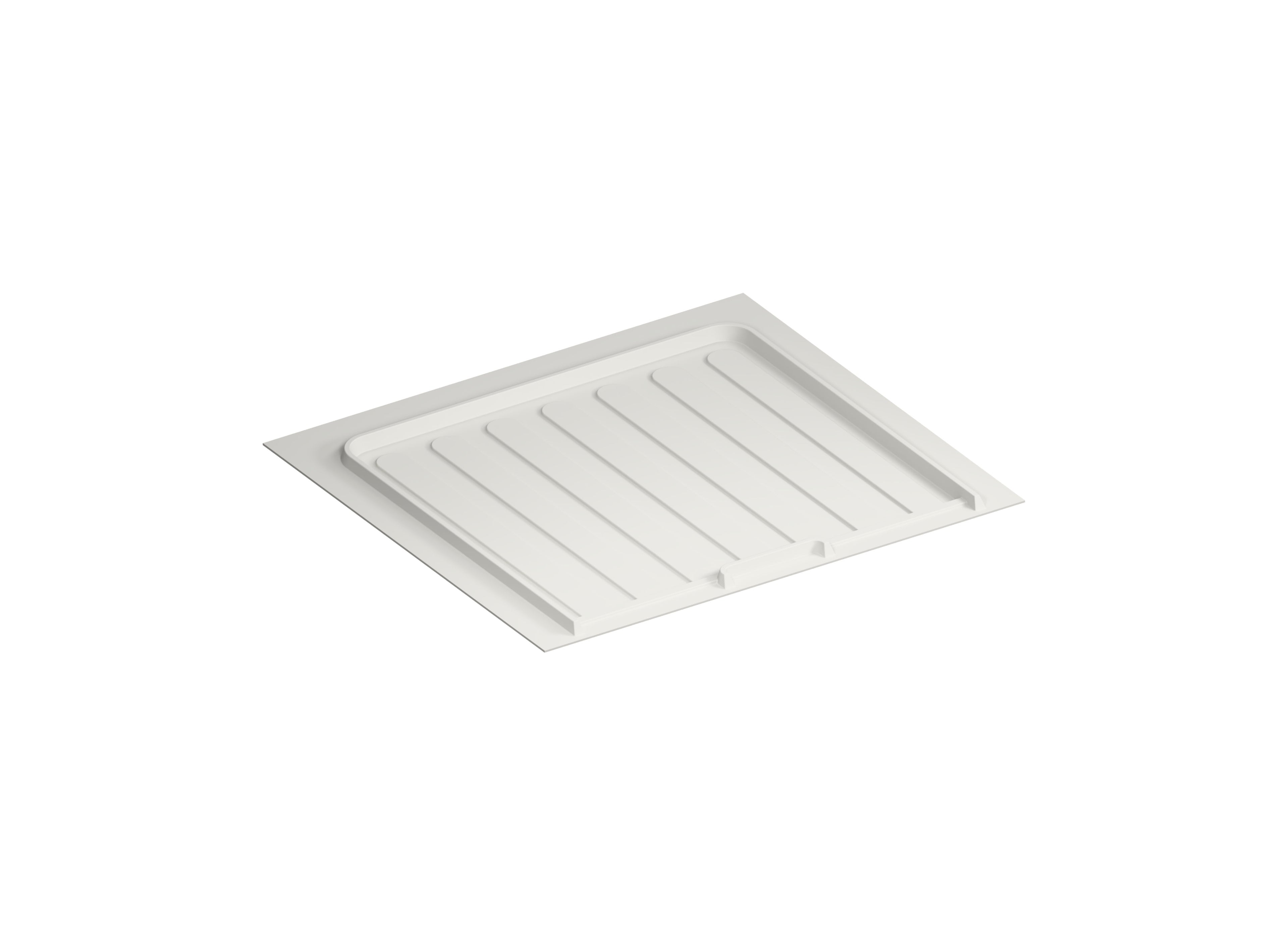 REV-A-SHELF SBVDTF-2124-11-1 White Flexible Polymer Trim-to-Fit Drip Tray for 21" - 24" Vanity Sink Base Cabinets