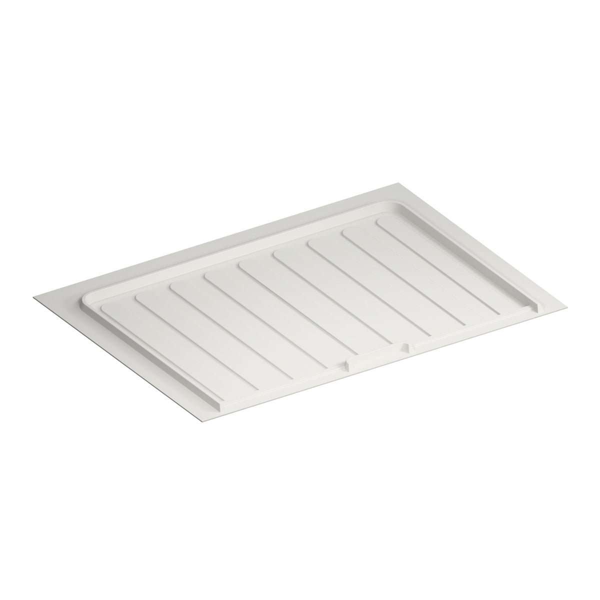 REV-A-SHELF SBVDTF-2730-11-1 White Flexible Polymer Trim-to-Fit Drip Tray for 27" - 30" Vanity Sink Base Cabinets