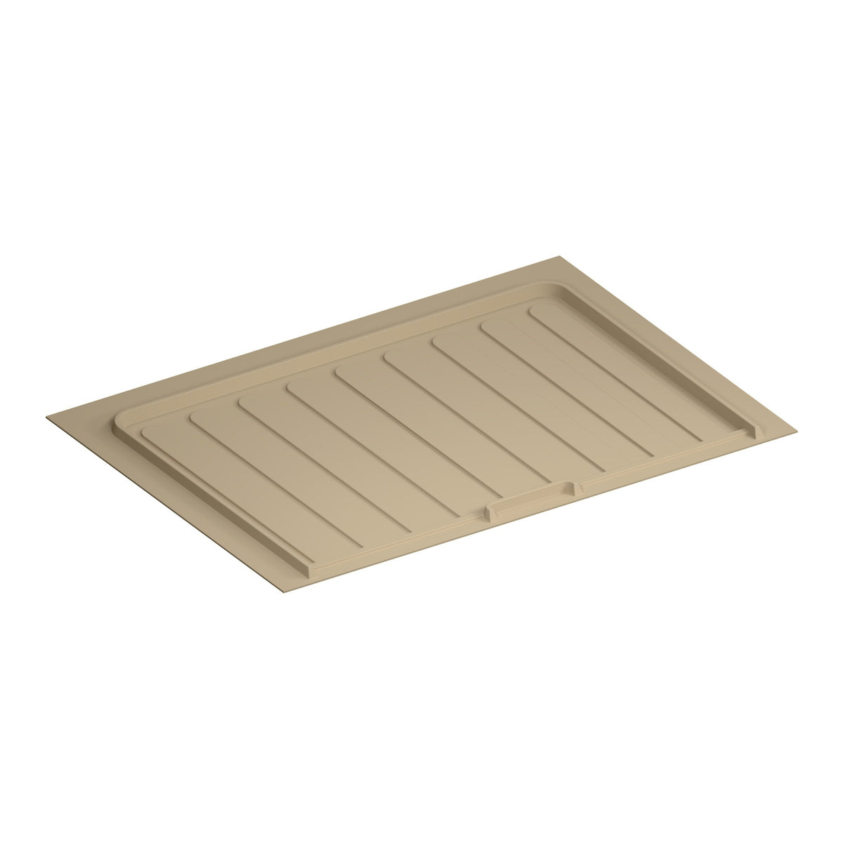 REV-A-SHELF SBVDTF-2730-15-1 Almond Flexible Polymer Trim-to-Fit Drip Tray for 27" - 30" Vanity Sink Base Cabinets