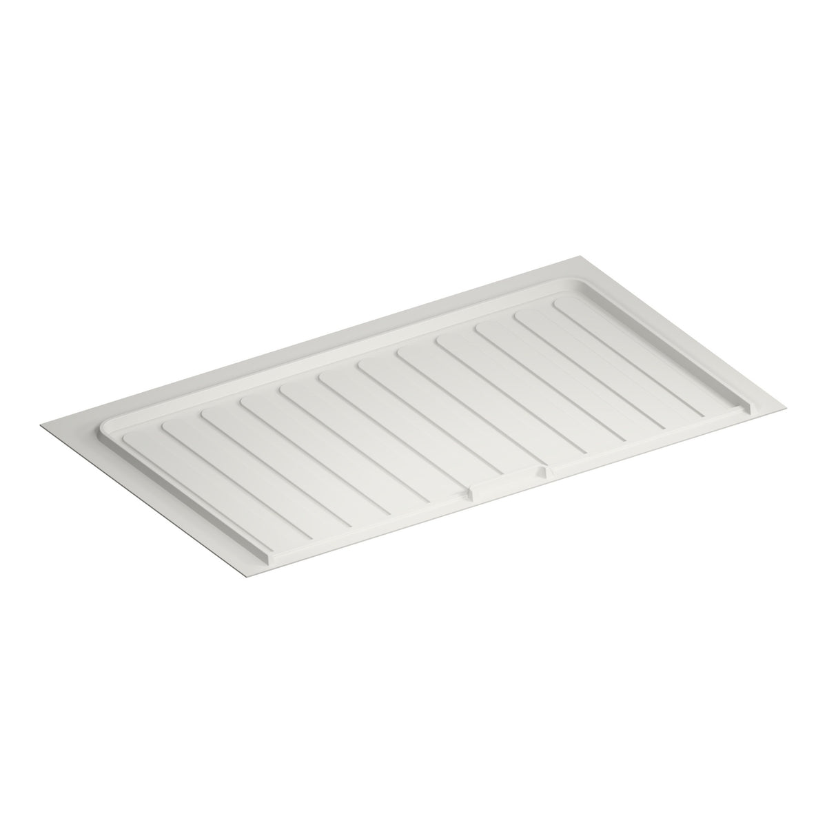 REV-A-SHELF SBVDTF-3336-11-1 White Flexible Polymer Trim-to-Fit Drip Tray for 33" - 36" Vanity Sink Base Cabinets