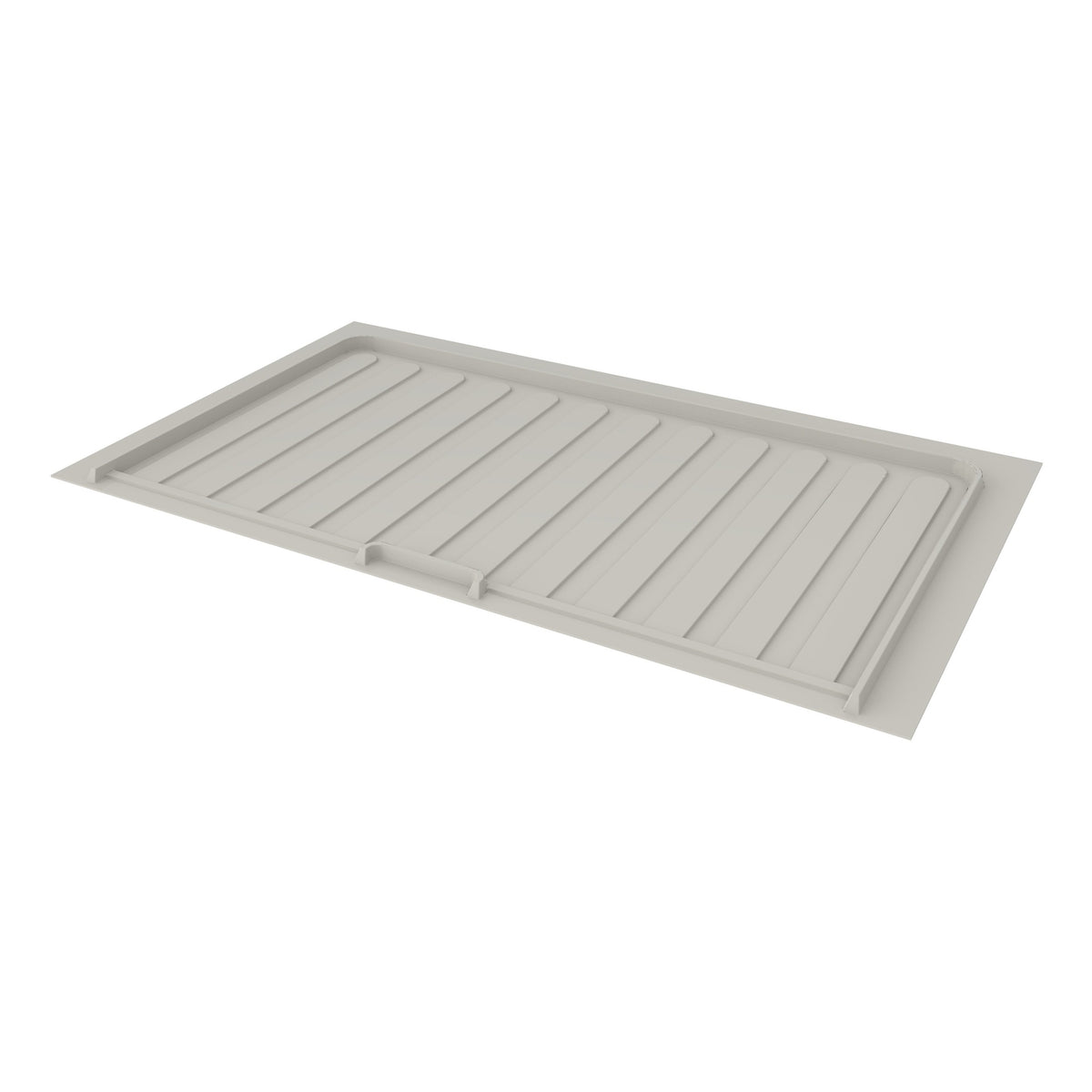 REV-A-SHELF SBVDTF-3336-14-1 Gray Flexible Polymer Trim-to-Fit Drip Tray for 33" - 36" Vanity Sink Base Cabinets