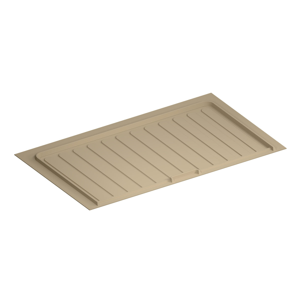REV-A-SHELF SBVDTF-3336-15-1 Almond Flexible Polymer Trim-to-Fit Drip Tray for 33" - 36" Vanity Sink Base Cabinets
