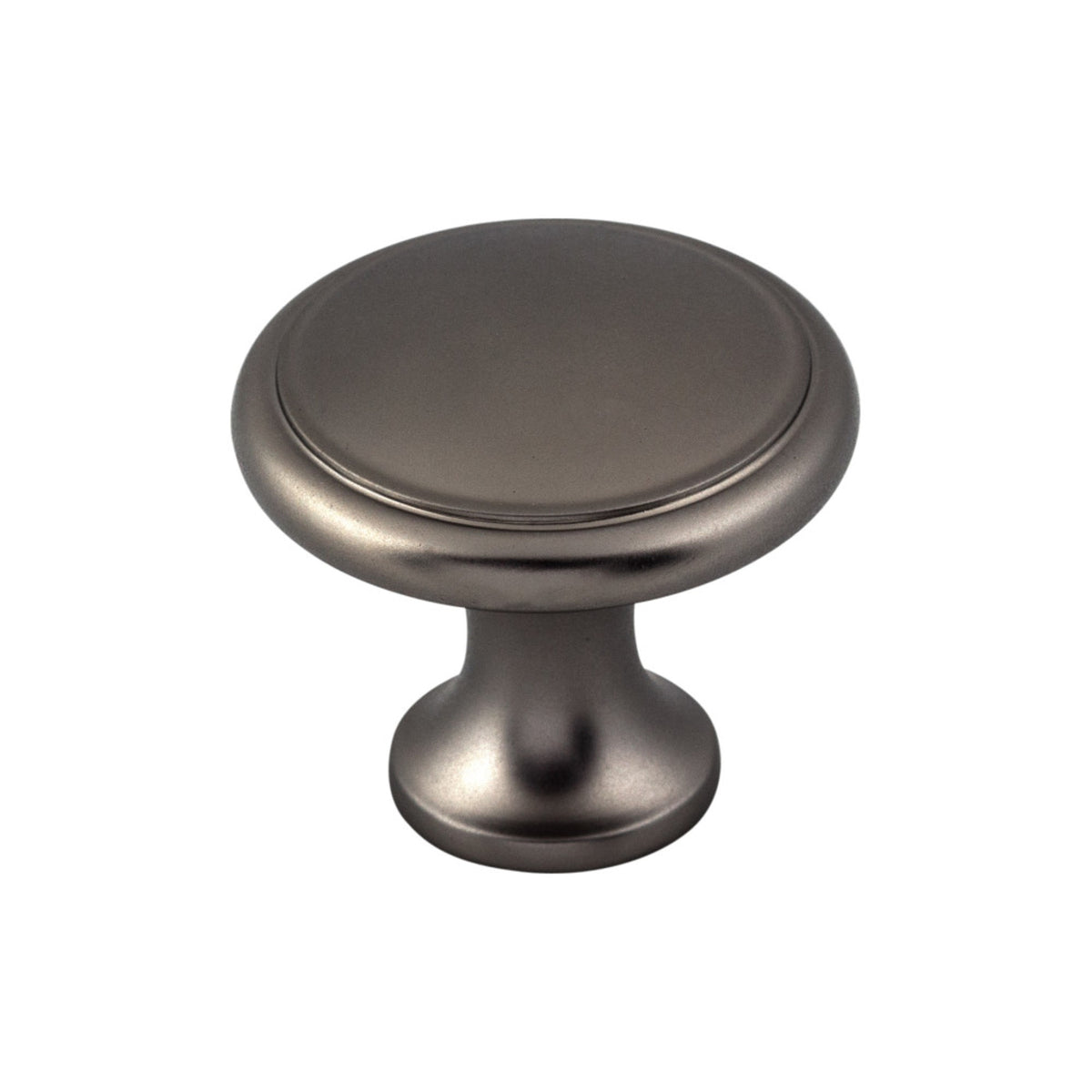 Ringed 1 1/8" Diameter Mushroom Knob