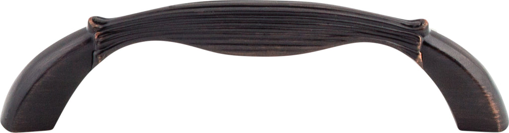 Top Knobs Straight Series 3-3/4"(95mm) CC Pull, Tuscan Bronze