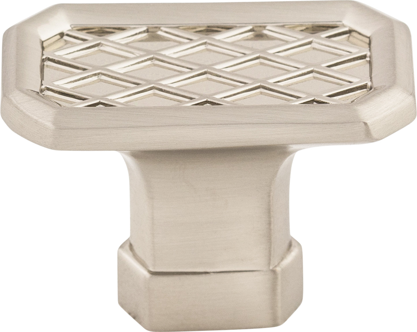 Top Knobs Tower Bridge Series 1-1/2"L Knob, Brushed Satin Nickel