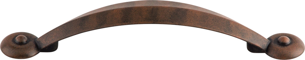 Top Knobs Angle Series 3-3/4"(95mm) CC Pull, Patina Rouge