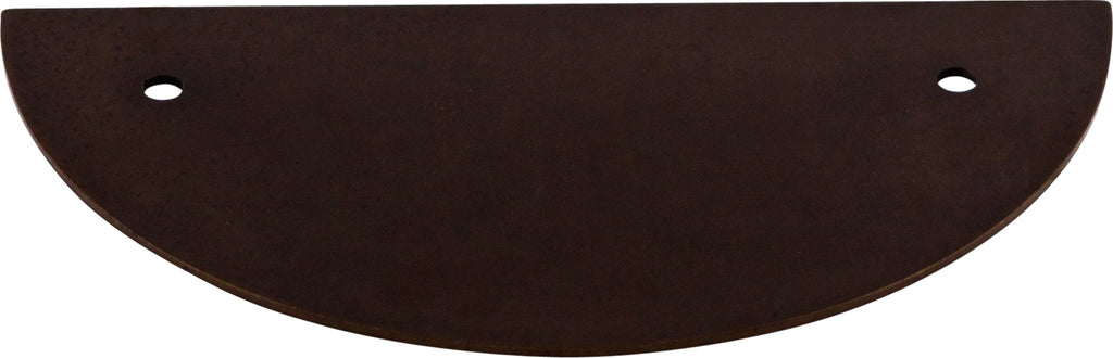 Top Knobs Half Circle Series 3-1/2"(89mm) CC Backplate, Oil Rubbed Bronze