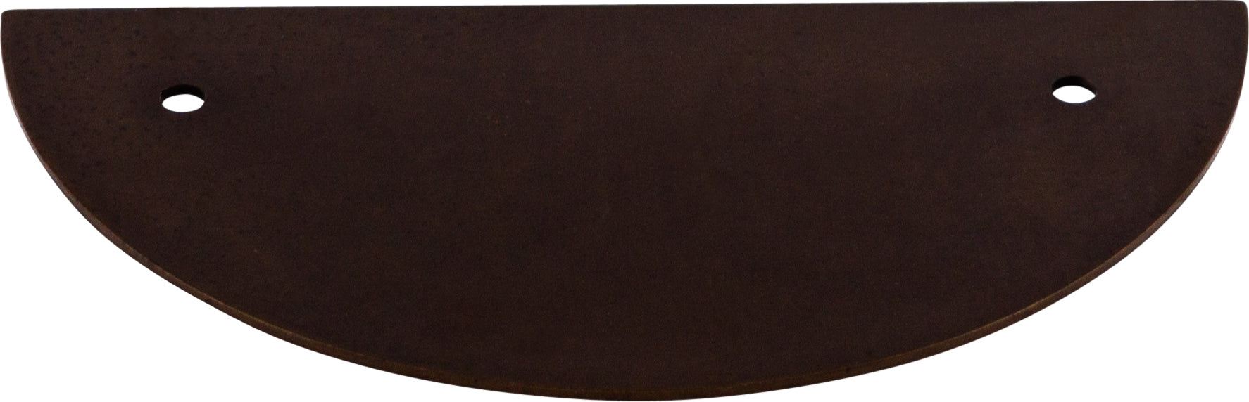 Top Knobs Half Circle Series 3-1/2"(89mm) CC Backplate, Oil Rubbed Bronze