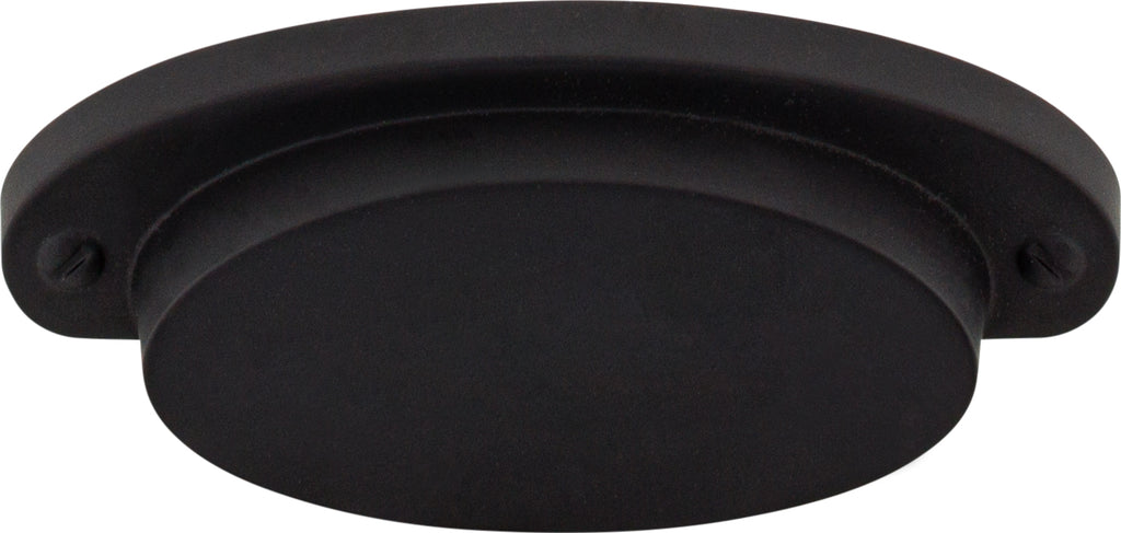 Top Knobs Dakota Series 2-9/16"(65mm) CC Cup Pull, Flat Black
