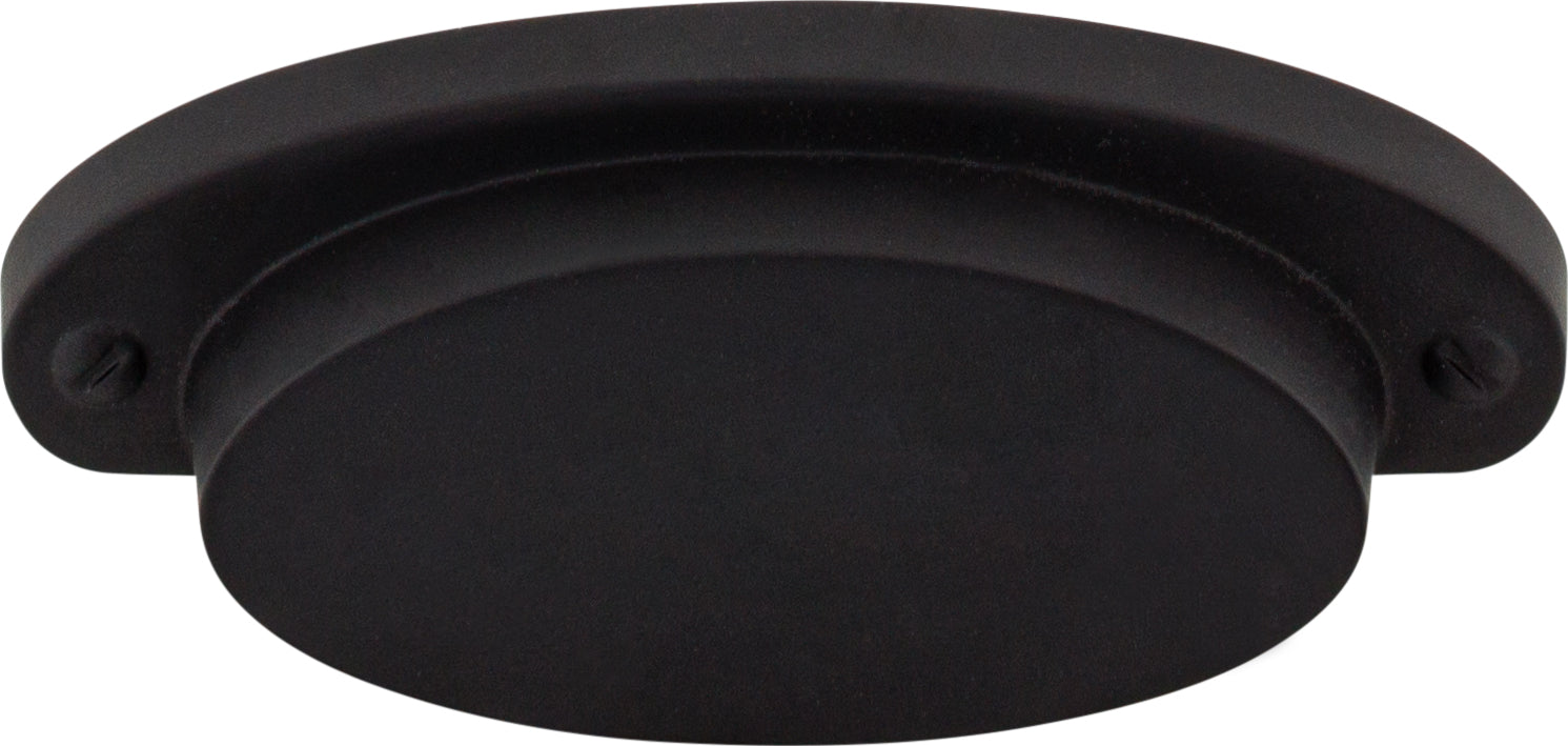 Top Knobs Dakota Series 2-9/16"(65mm) CC Cup Pull, Flat Black
