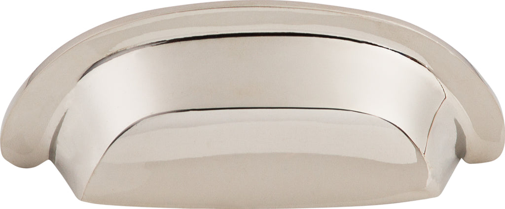 Top Knobs Aspen II Series 3"(76mm) CC Cup Pull, Polished Nickel