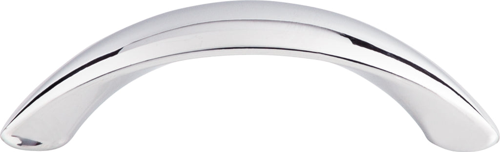 Top Knobs Arc Series 3"(76mm) CC Pull, Polished Chrome
