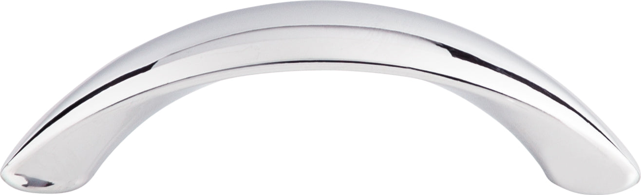 Top Knobs Arc Series 3"(76mm) CC Pull, Polished Chrome