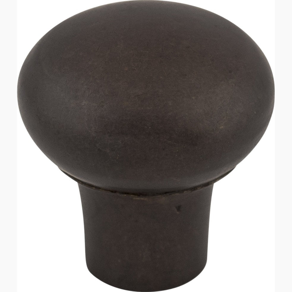 Top Knobs Aspen Round Series 7/8"L Knob, Medium Bronze