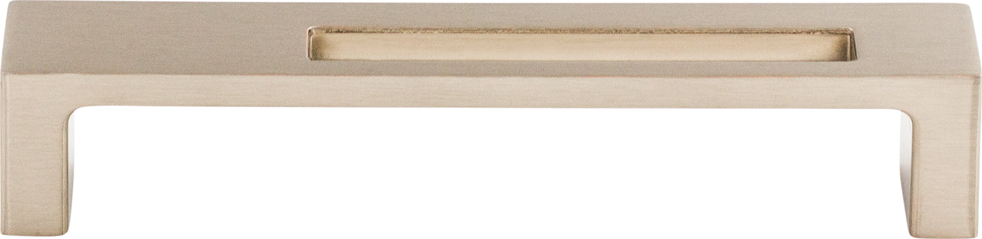 Top Knobs Modern Metro Series 5"(127mm) CC Slot Pull, Brushed Satin Nickel