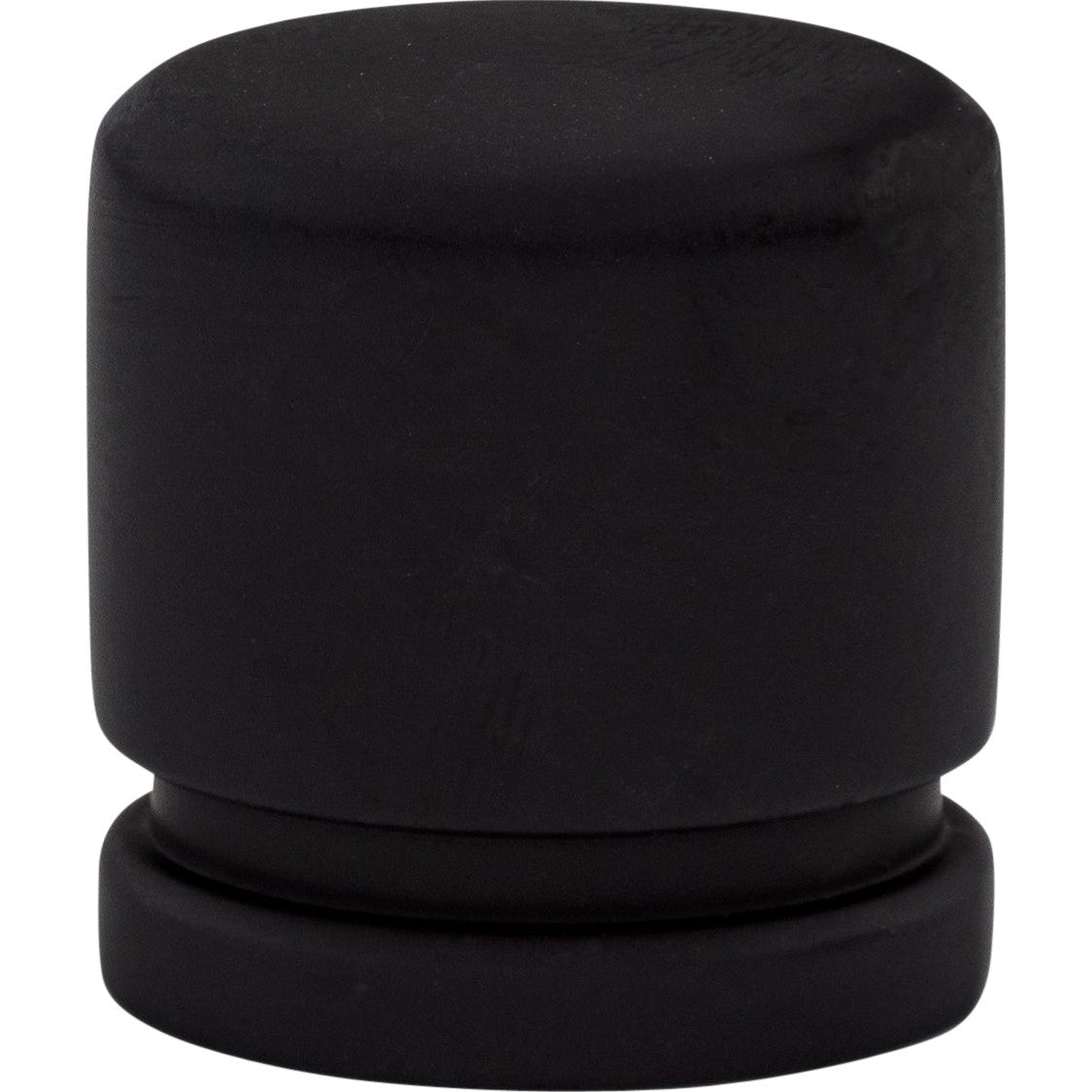 Top Knobs Oval Series 1"L Knob, Flat Black