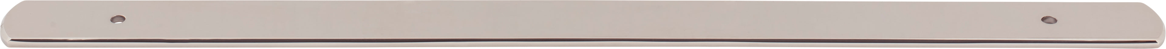 Top Knobs Wescott Series 12"(304mm) CC Backplate, Polished Nickel