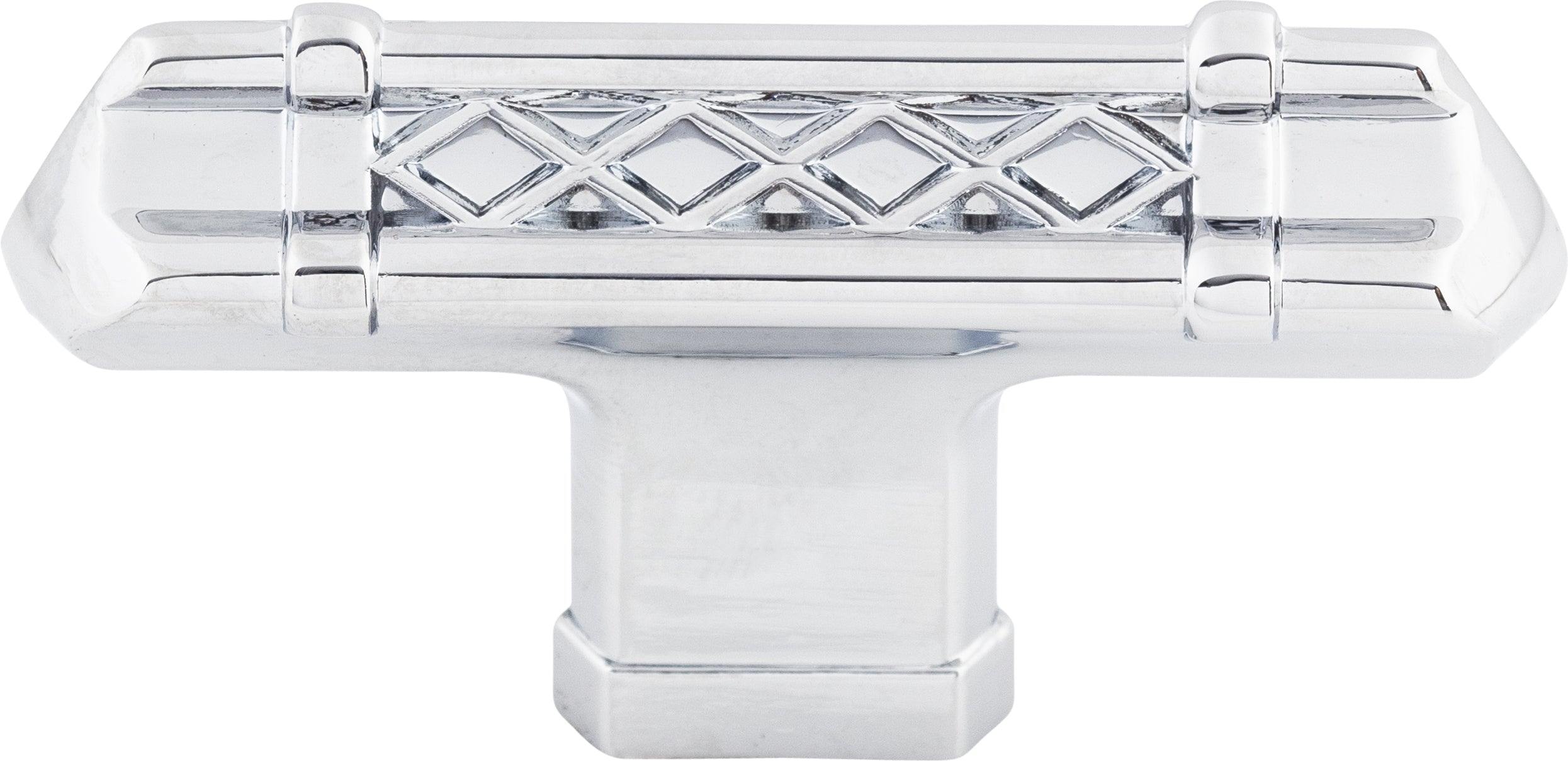 Top Knobs Tower Bridge Series 2-5/8"L T-Handle, Polished Chrome